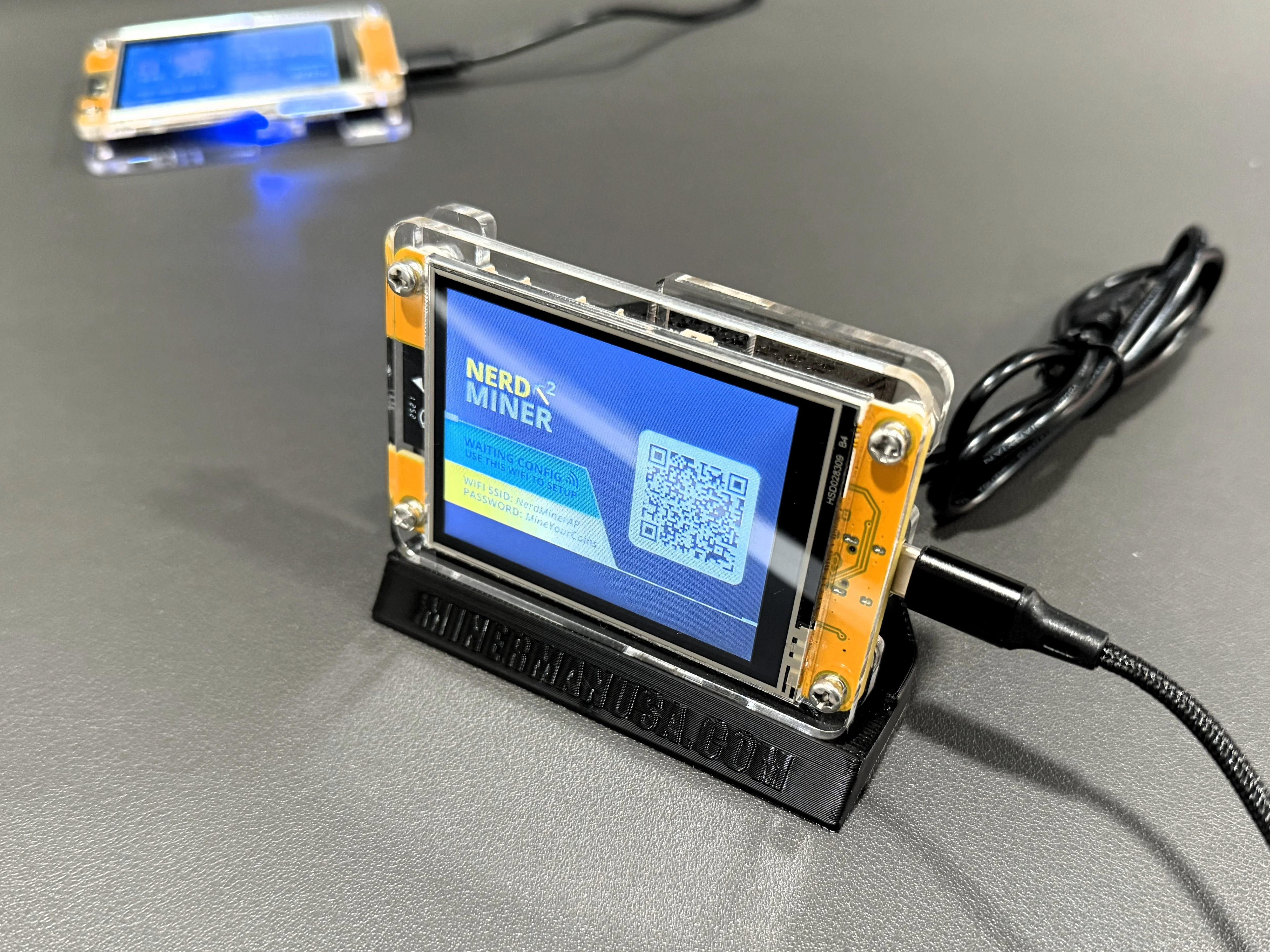 Cooling Stand for NerdMiner V2 & NMminer – 40mm USB Fan Included – Lower Temps - Image 3