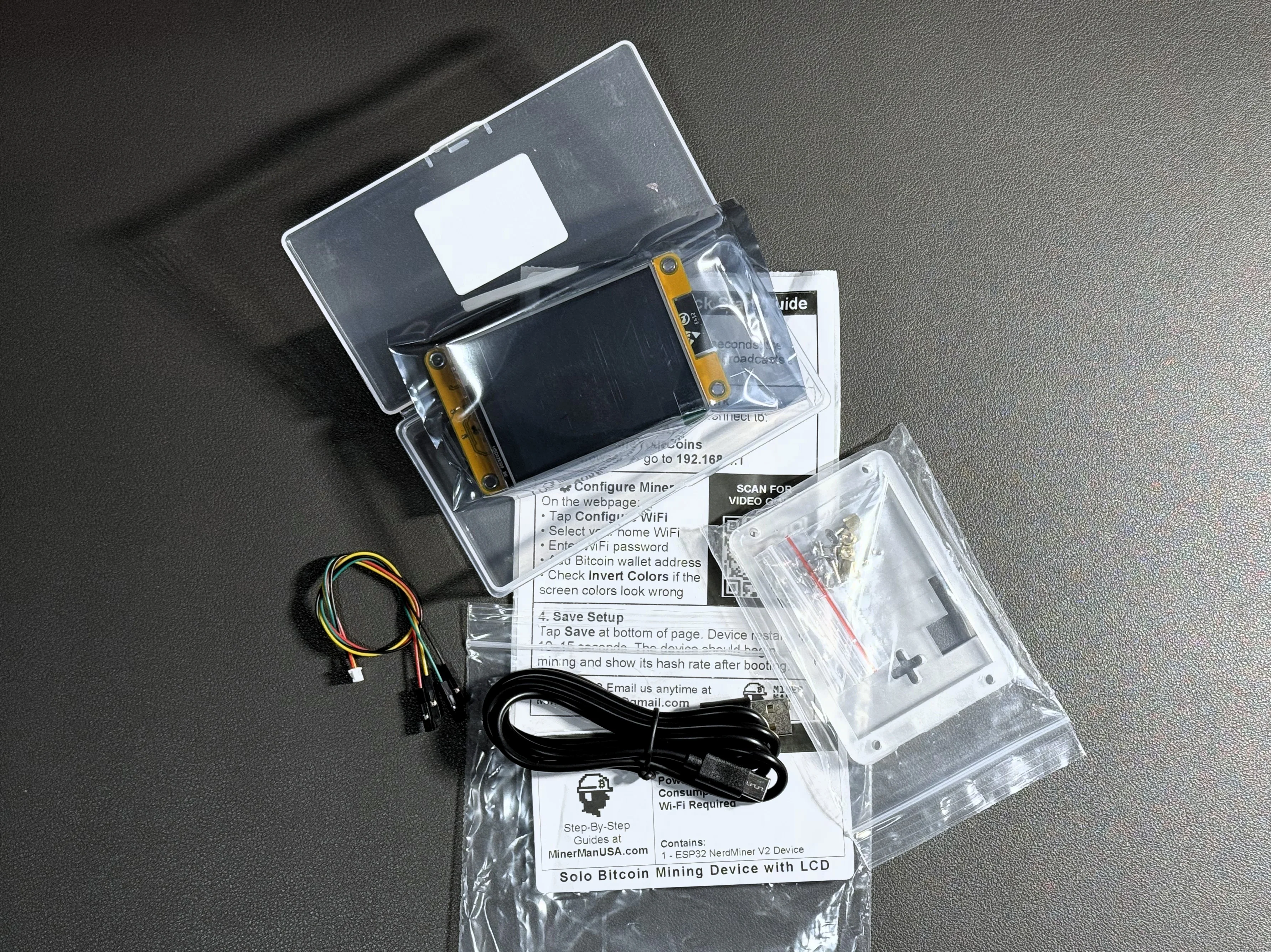 MinerMan V2 – Bitcoin Solo Miner with LCD Screen - Image 4