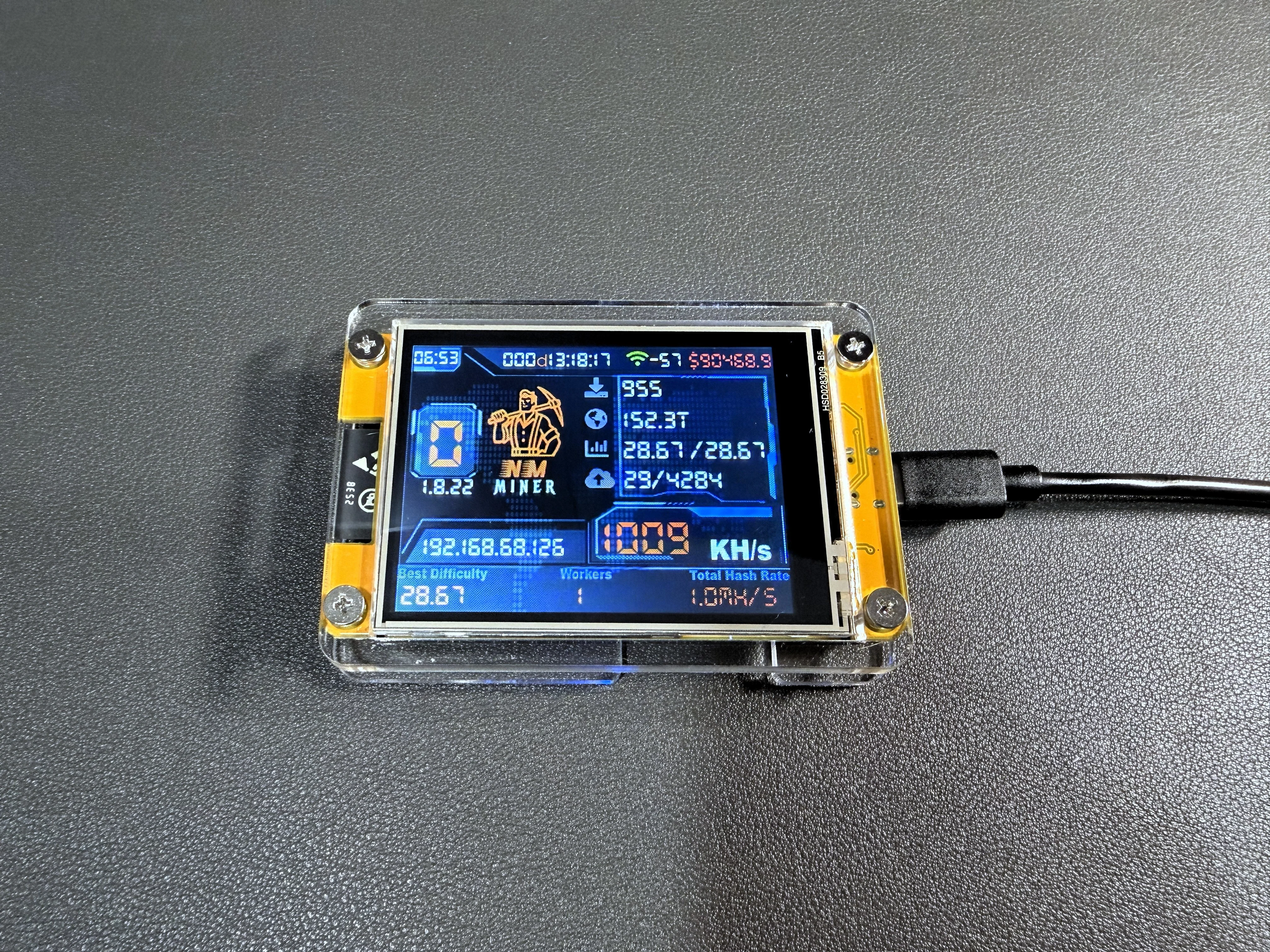 NMminer – Bitcoin Solo Miner with LCD Screen - Image 3