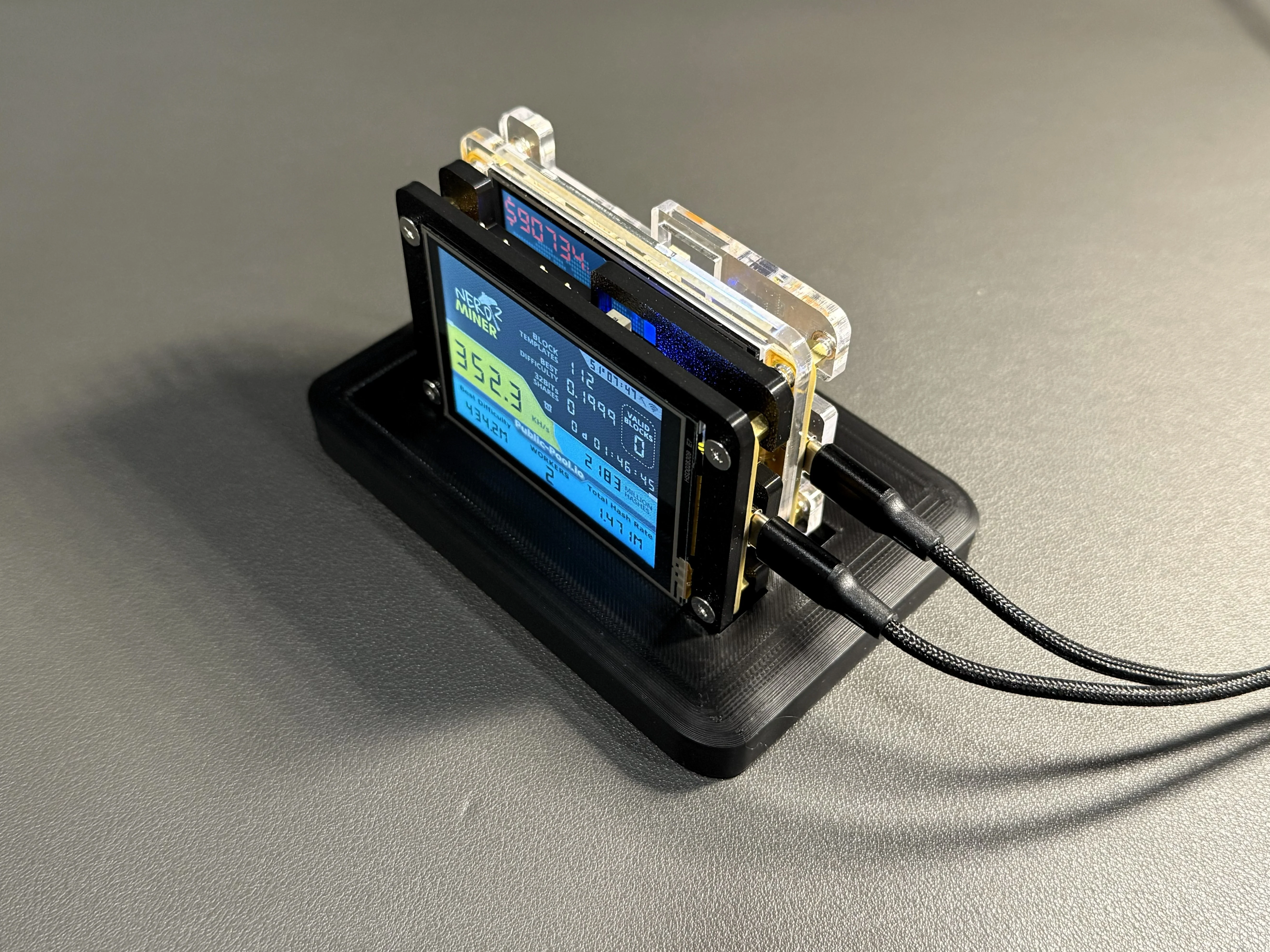 Shell for NerdMiner V2 / NMminer – 2-Pack Frame Housing Cover Set - Image 3