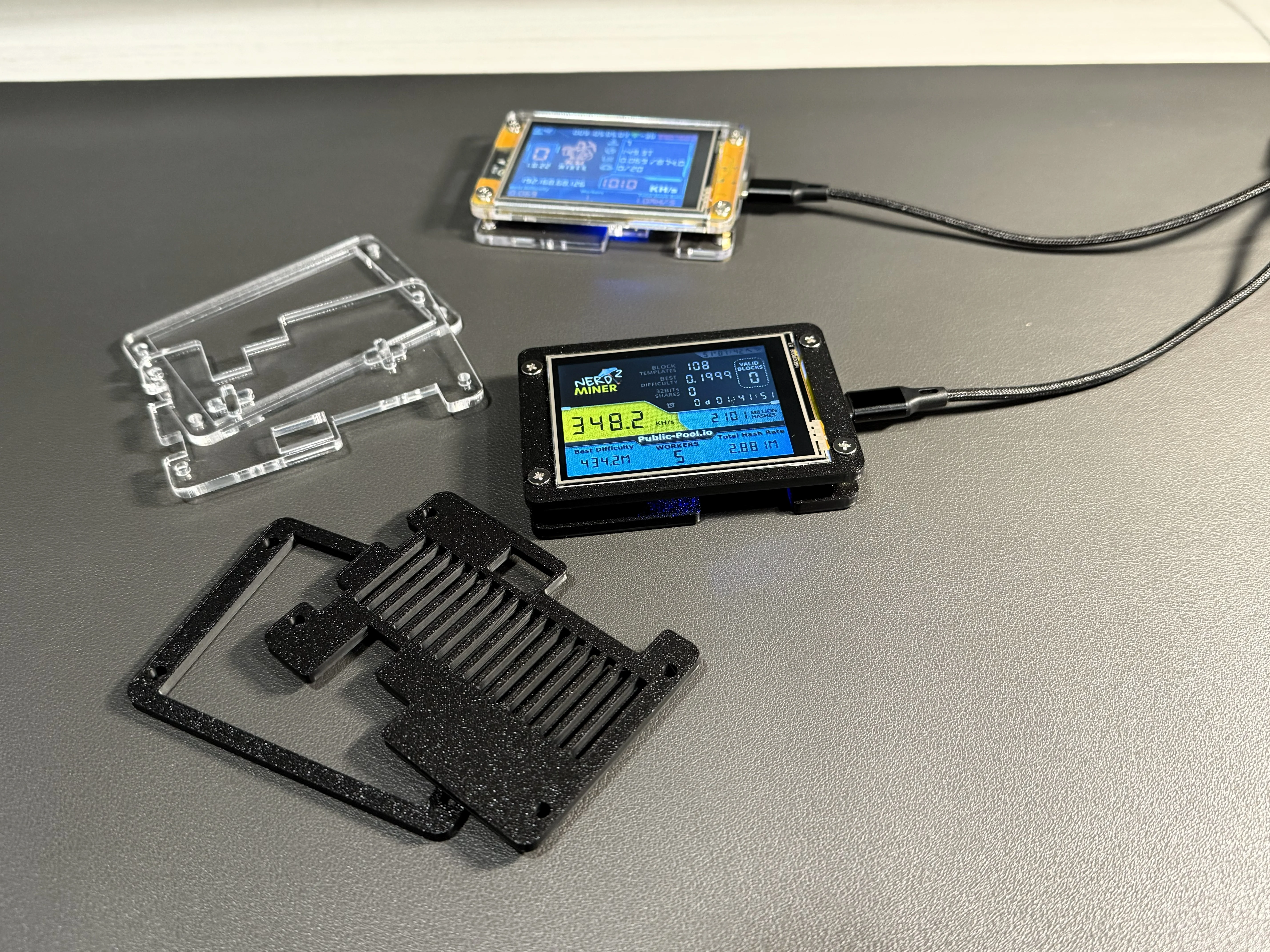 Shell for NerdMiner V2 / NMminer – 2-Pack Frame Housing Cover Set - Image 5