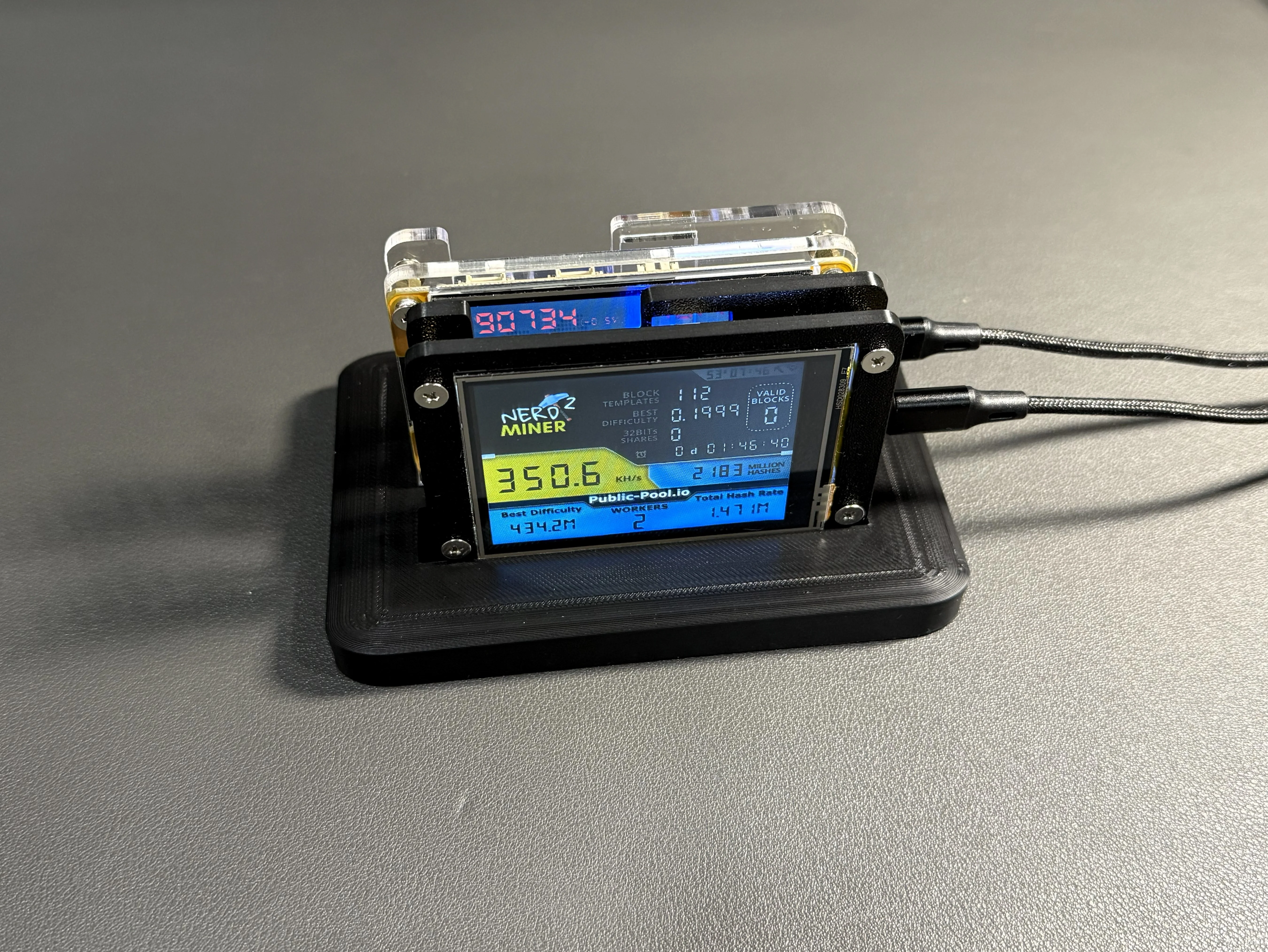 Shell for NerdMiner V2 / NMminer – 2-Pack Frame Housing Cover Set - Image 6